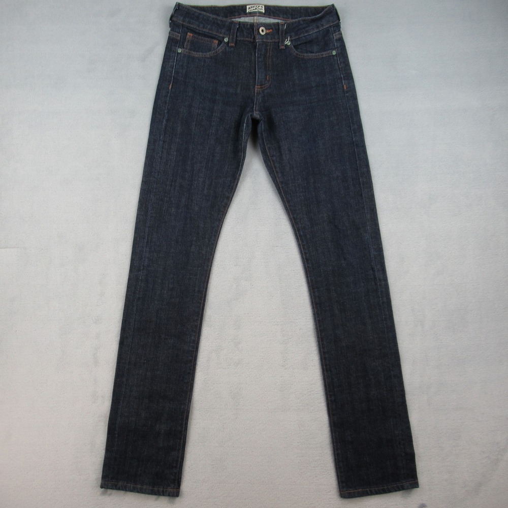 Naked & Famous The Straight Stretch Selvedge Jeans Indigo Blue 27 033332